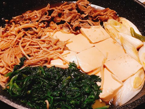 フライパンで作る肉豆腐